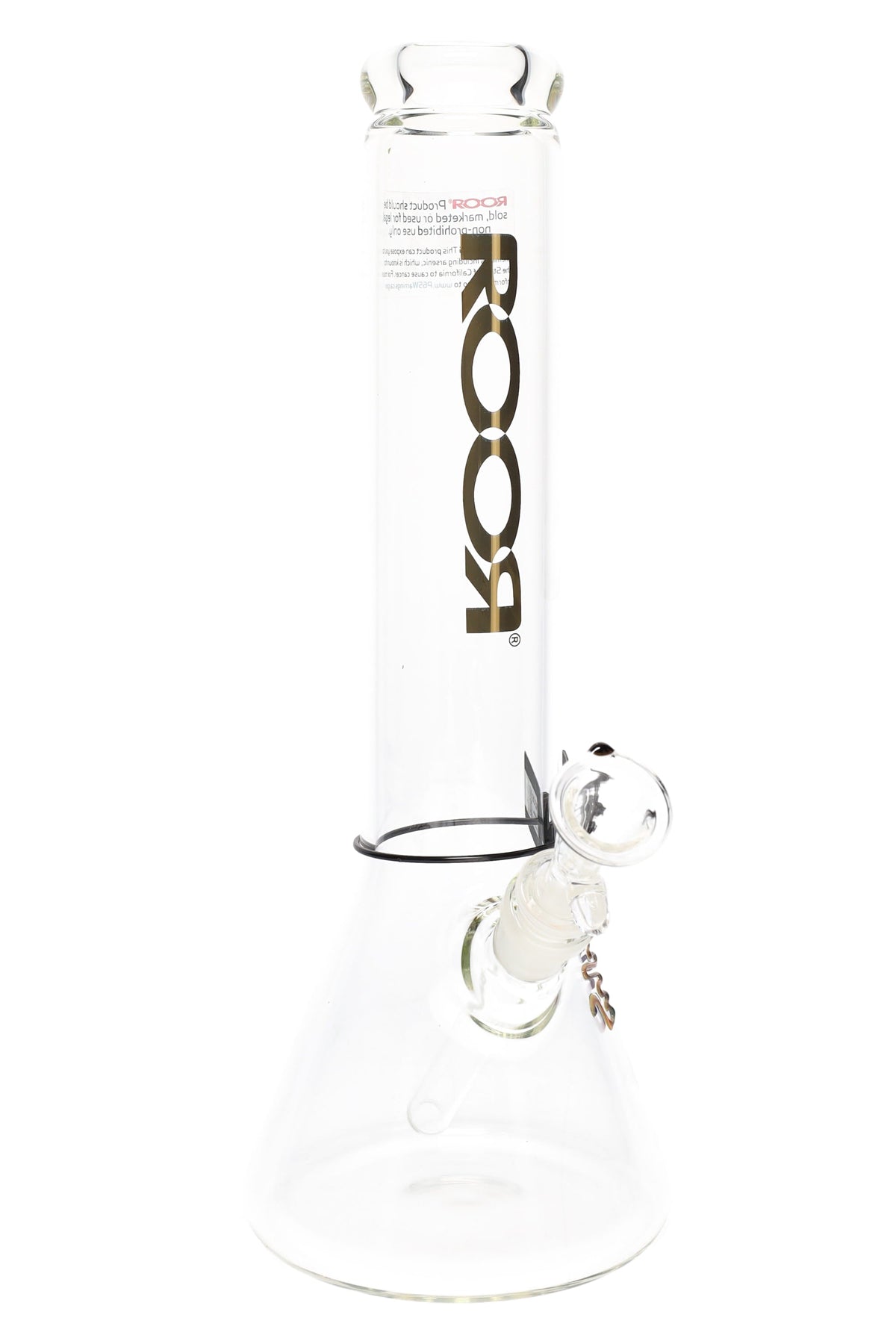 ROOR 14" Zeaker Beaker – Glass-on-Glass Water Pipe with Ice Pinch