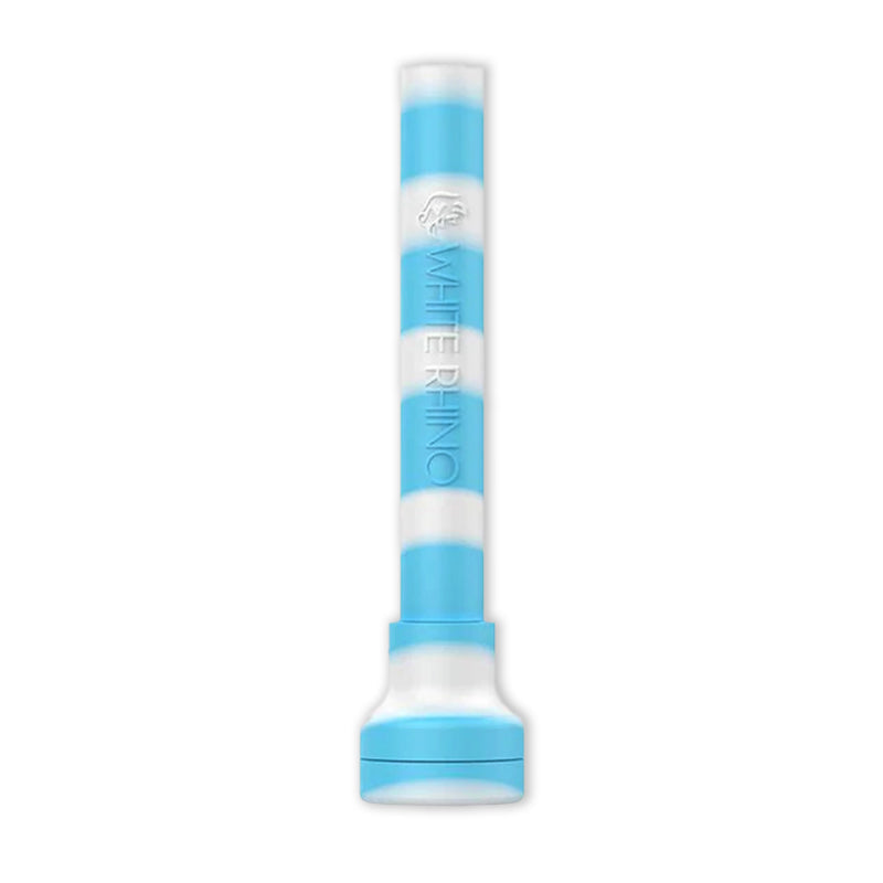 White Rhino Dabtainer - Glow In The Dark - Blue White