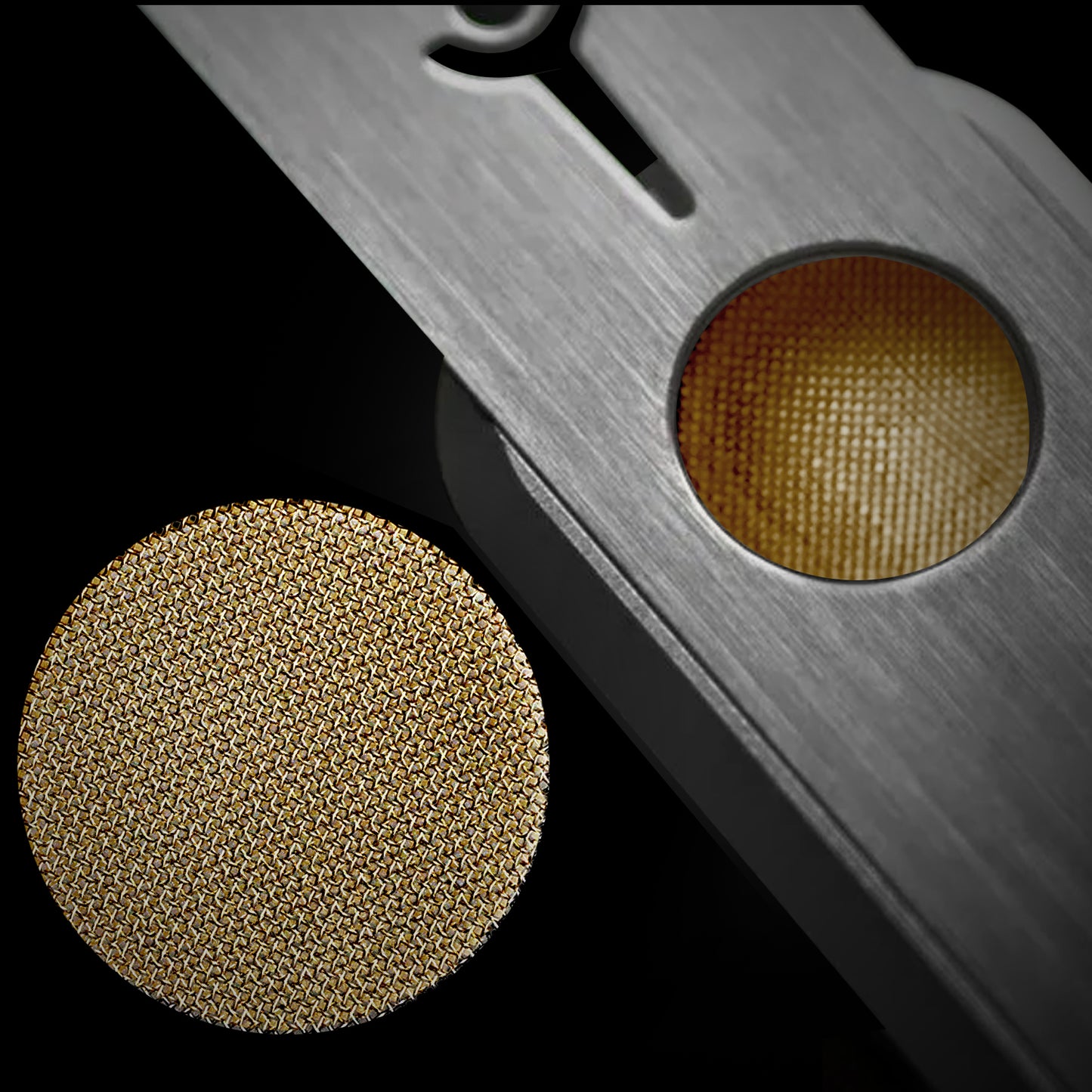REAL 24K Gold Plated TruTaste 0.75” Screen