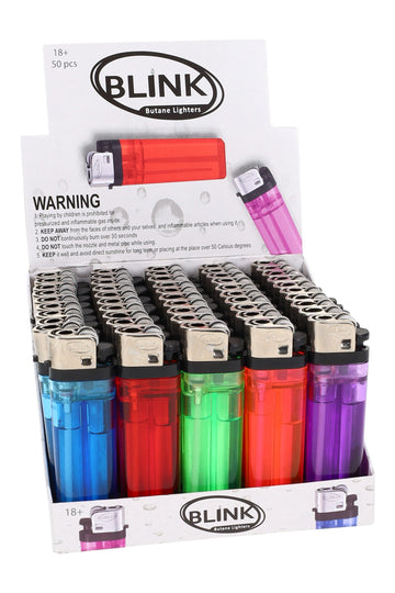 Blink Disposable Lighters – 50-Piece Display