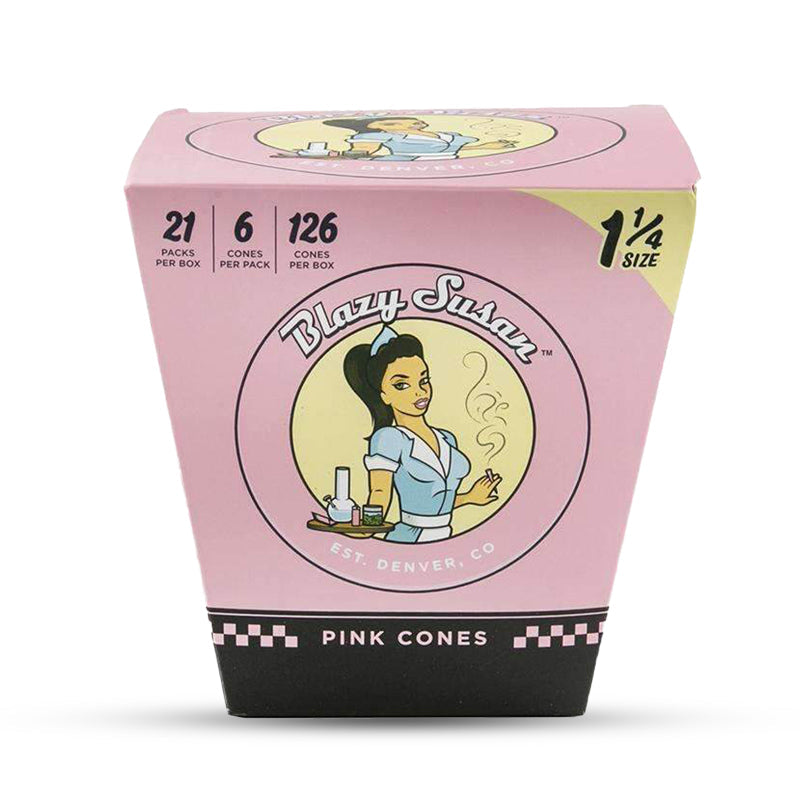 Blazy Susan 1 1/4 Pink Cones