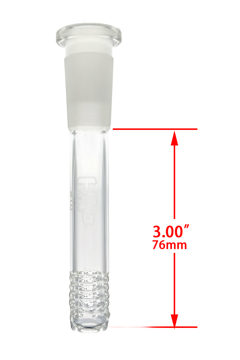 TAG - 18/14MM 6 Row x 3 (54 Hole) Open End Gridded Super Slit Downstem (5.50")