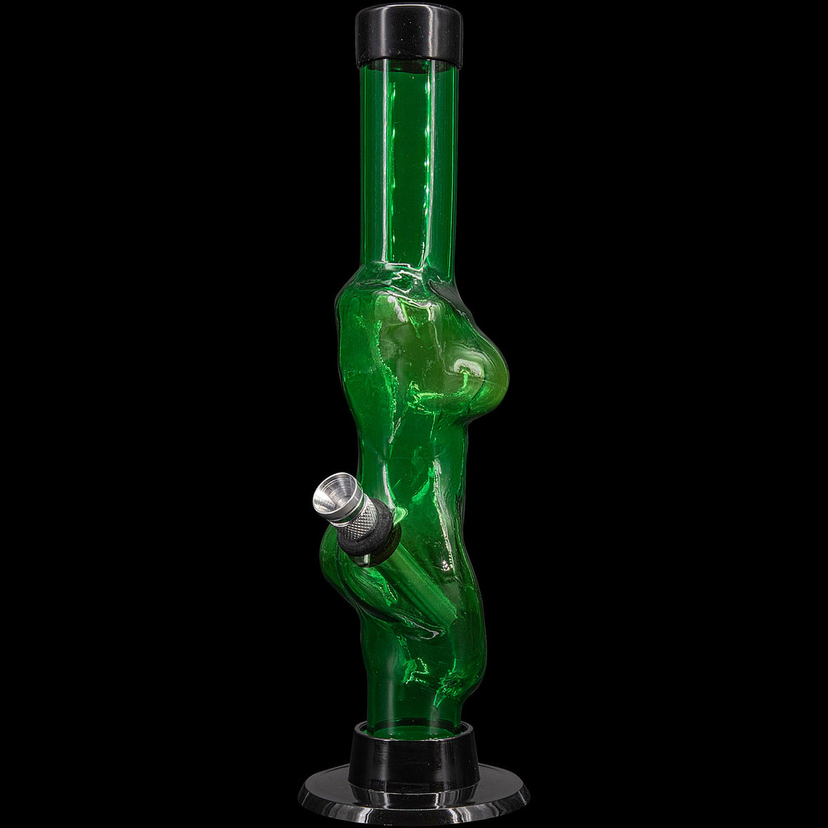 JM Enterprises 8" Acrylic Lady Contour Bong - Multiple Colors