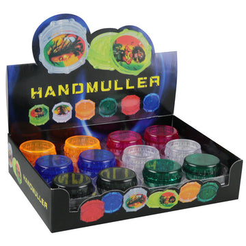 24PC DISPLAY - SeshGear Acrylic Grinder - 2pc / 2" / Assorted Colors