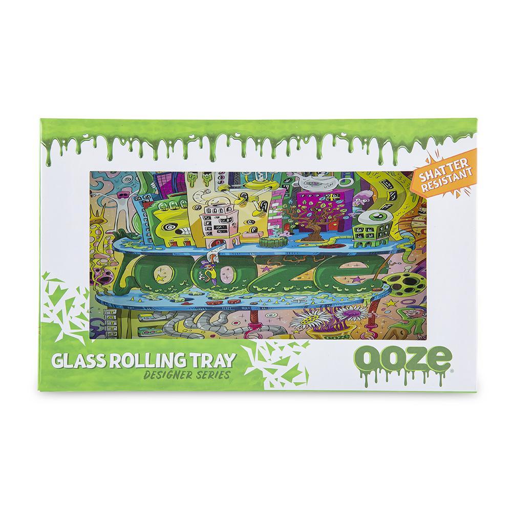 Ooze Rolling Tray - Shatter Resistant Glass - Oozeville