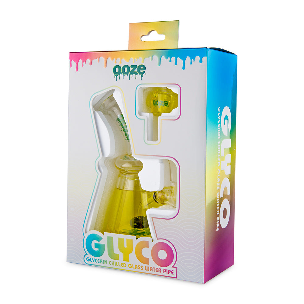 Ooze Glyco Glycerin Chilled Glass Water Pipe - Mellow Yellow