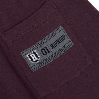 No Days Off Straight Leg Sweatpants (Plum)