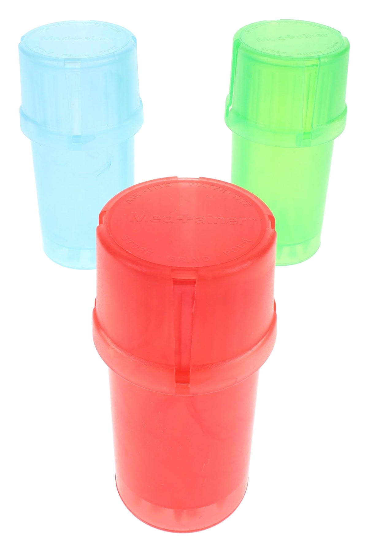 MedTainer 20 Dram Smell Proof Grinder Jar – US-Made – Assorted Colors