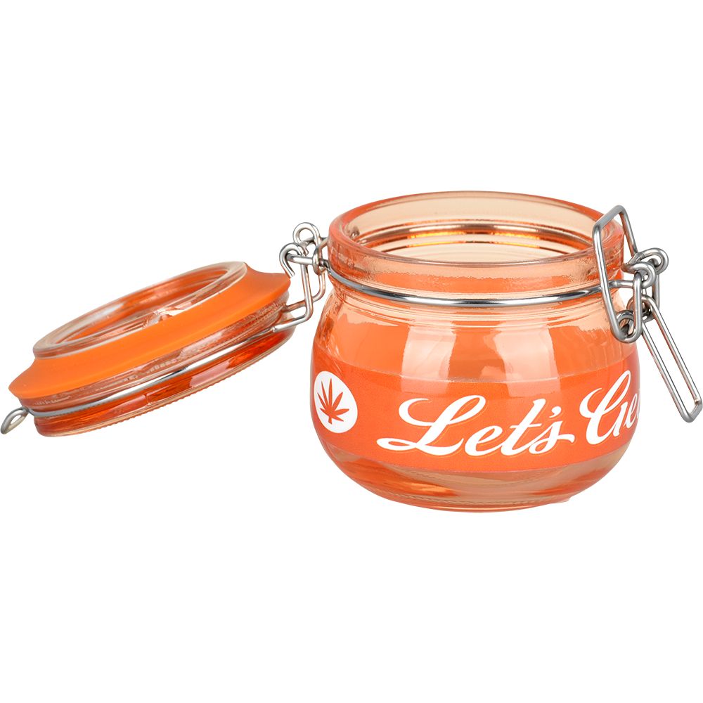 6CT DISPLAY - Fujima Dank Tank Glass Latch Lid Storage Jar - 150mL / Assorted Colors
