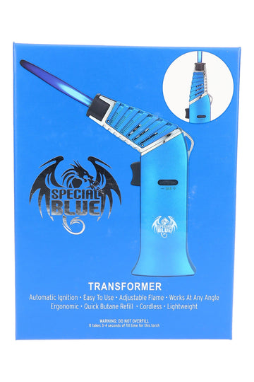 Special Blue Transformer Torch Lighter