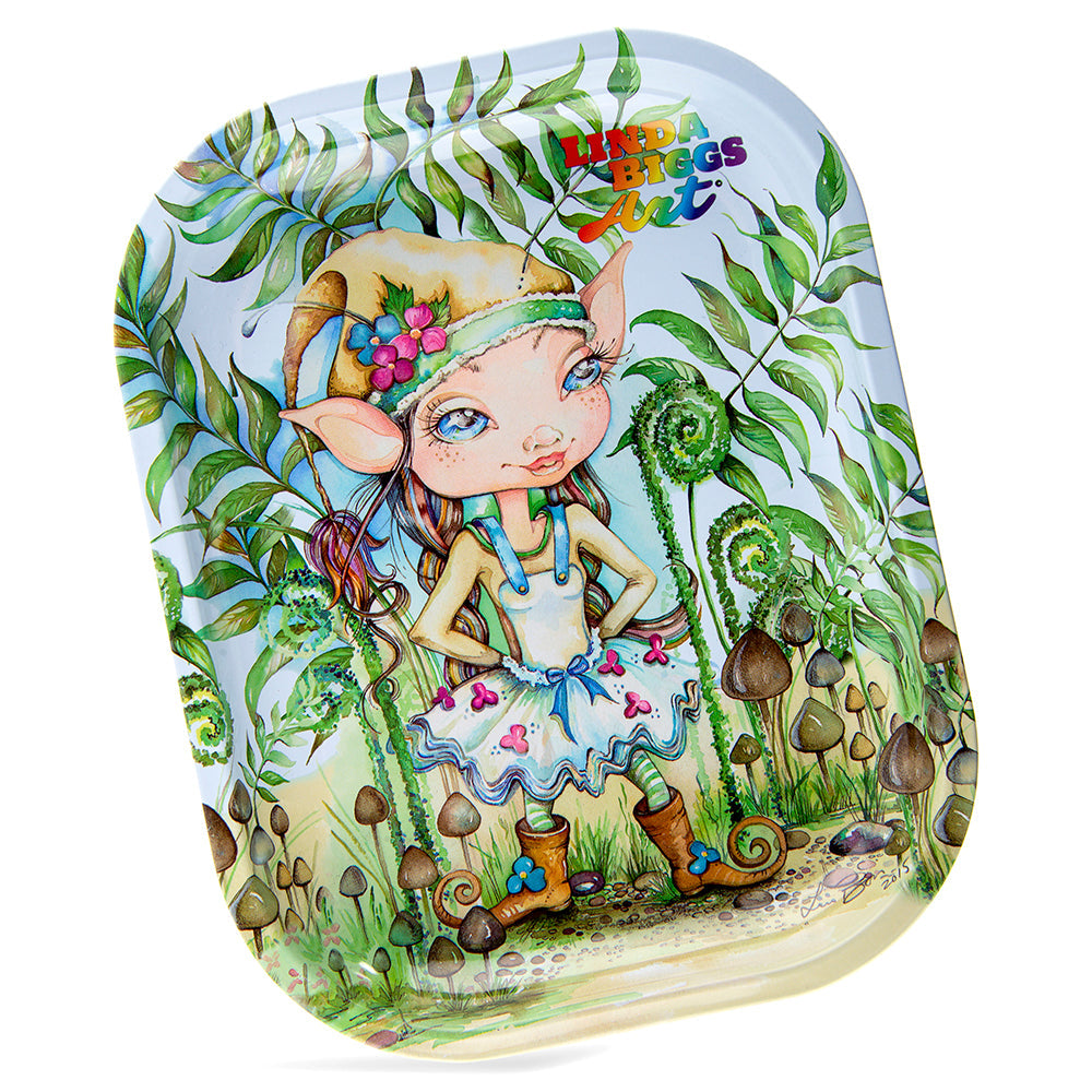 Linda Biggs Rolling Tray - Elf Girl - Small