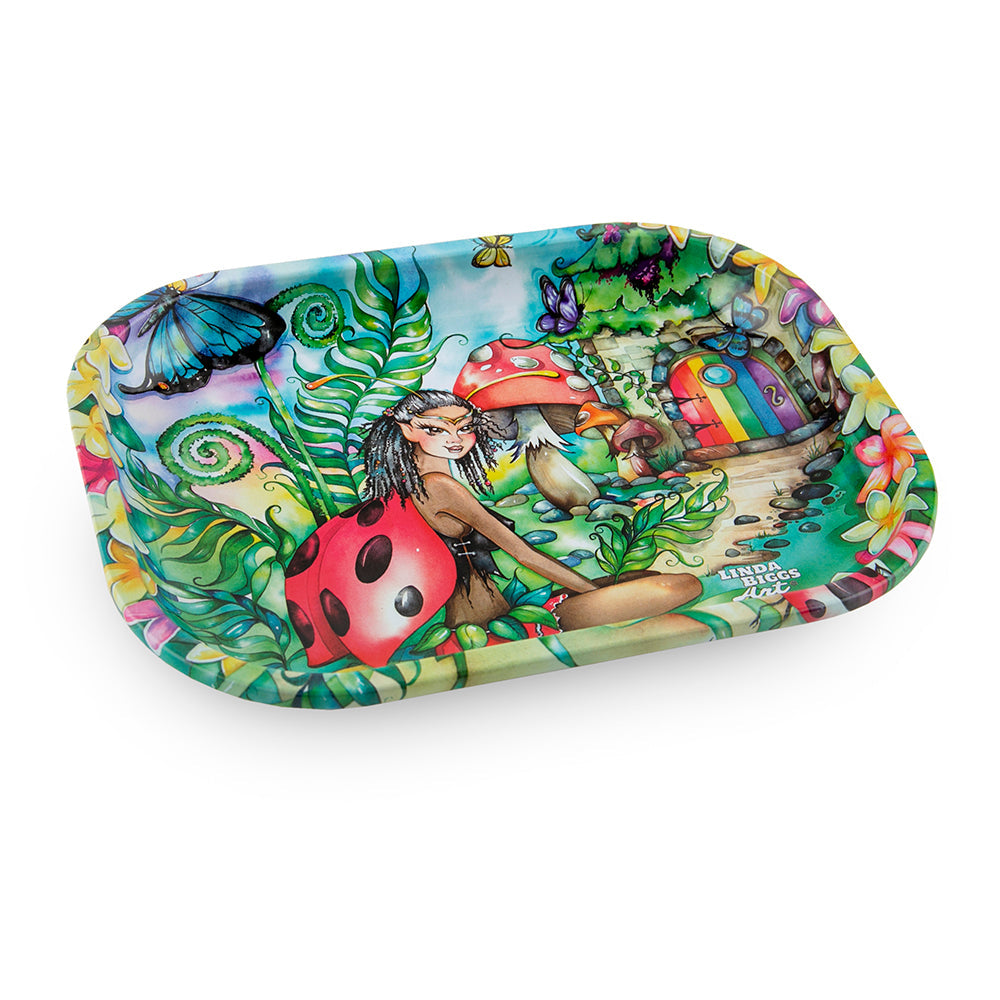 Linda Biggs Rolling Tray - Ladybug - Small