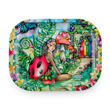 Linda Biggs Rolling Tray - Ladybug - Small