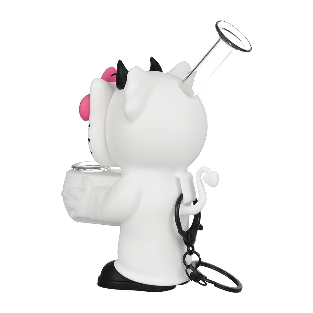 2CT BUNDLE - What Up, Cat? Silicone Water Pipe - 5.5" / Assorted Colors