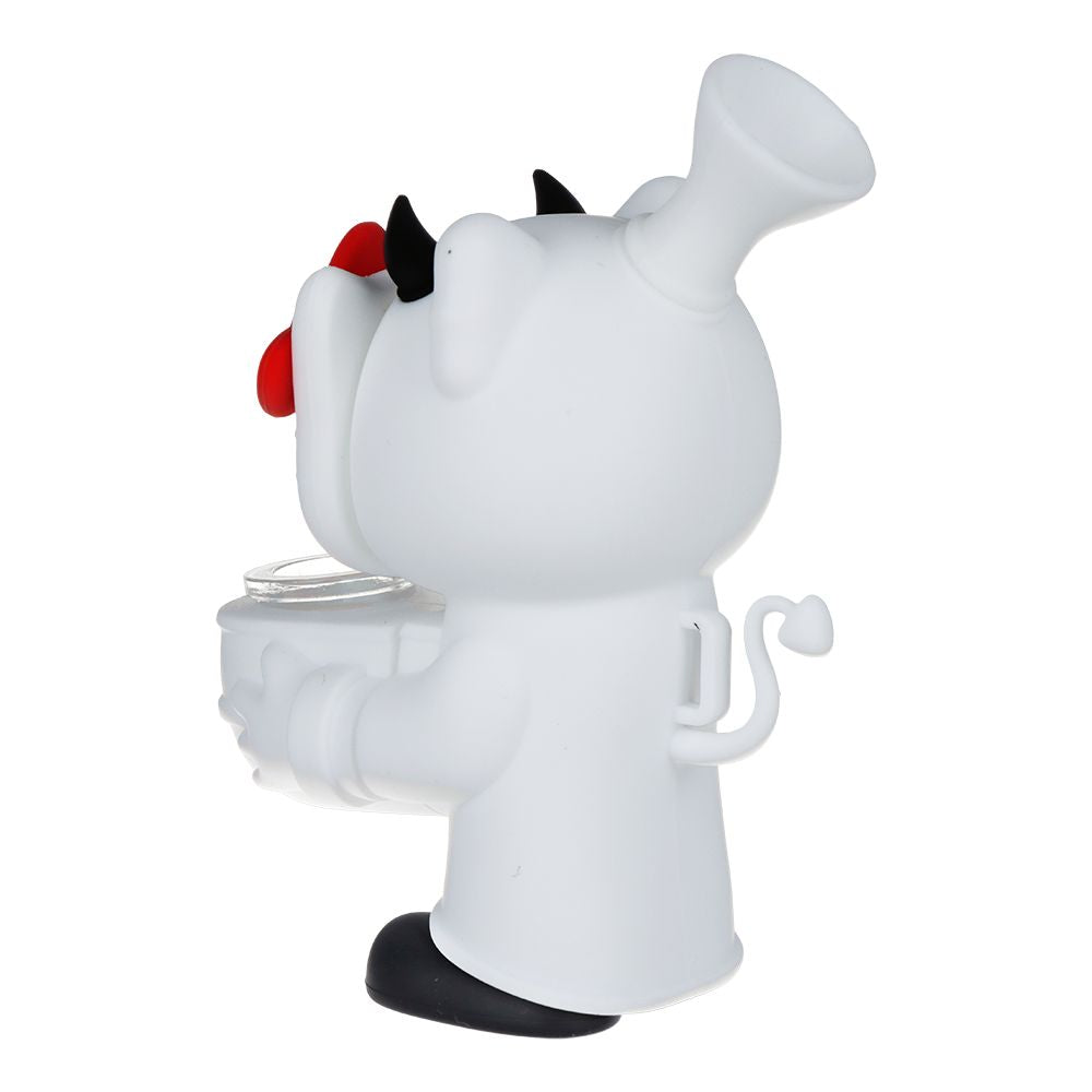 Hey Kitty Silicone Bubbler - 5.5" / Colors Vary