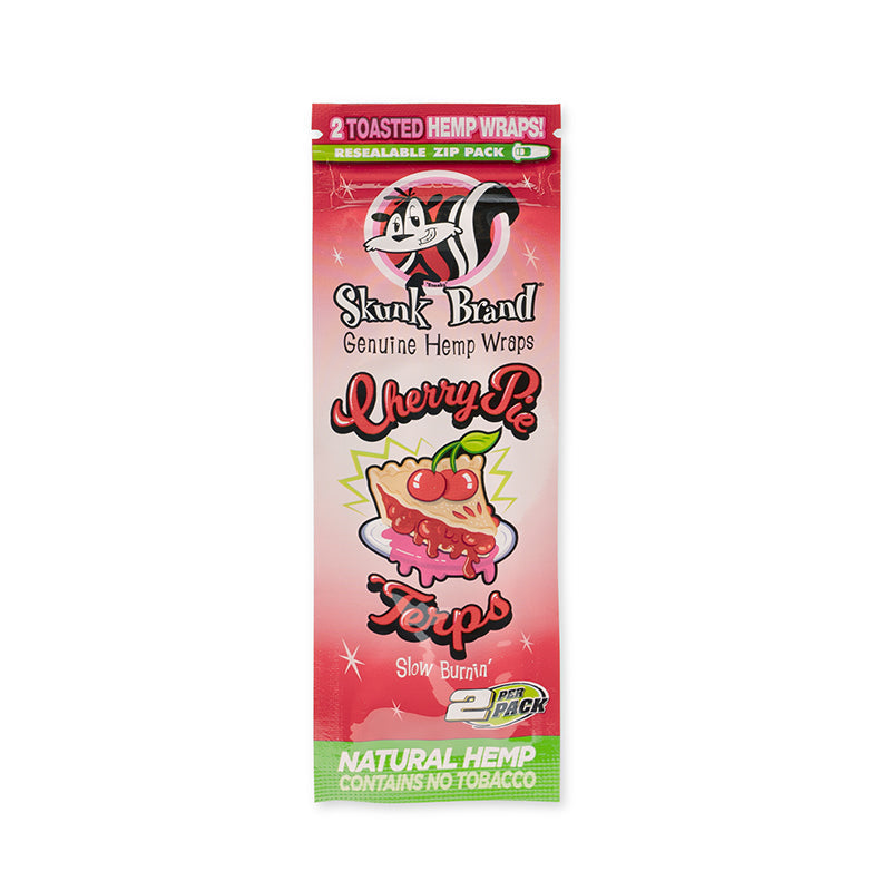 Skunk Brand Terp-Infused 2pk Pouch Cherry Pie Hemp Wrap