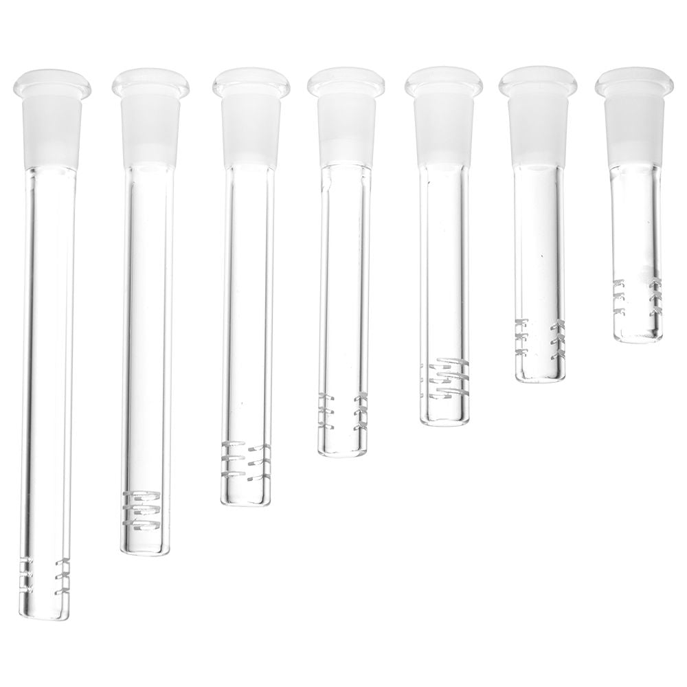 49CT DISP - Glass Downstem w/ Acrylic Display - 14mm F / Sizes Vary