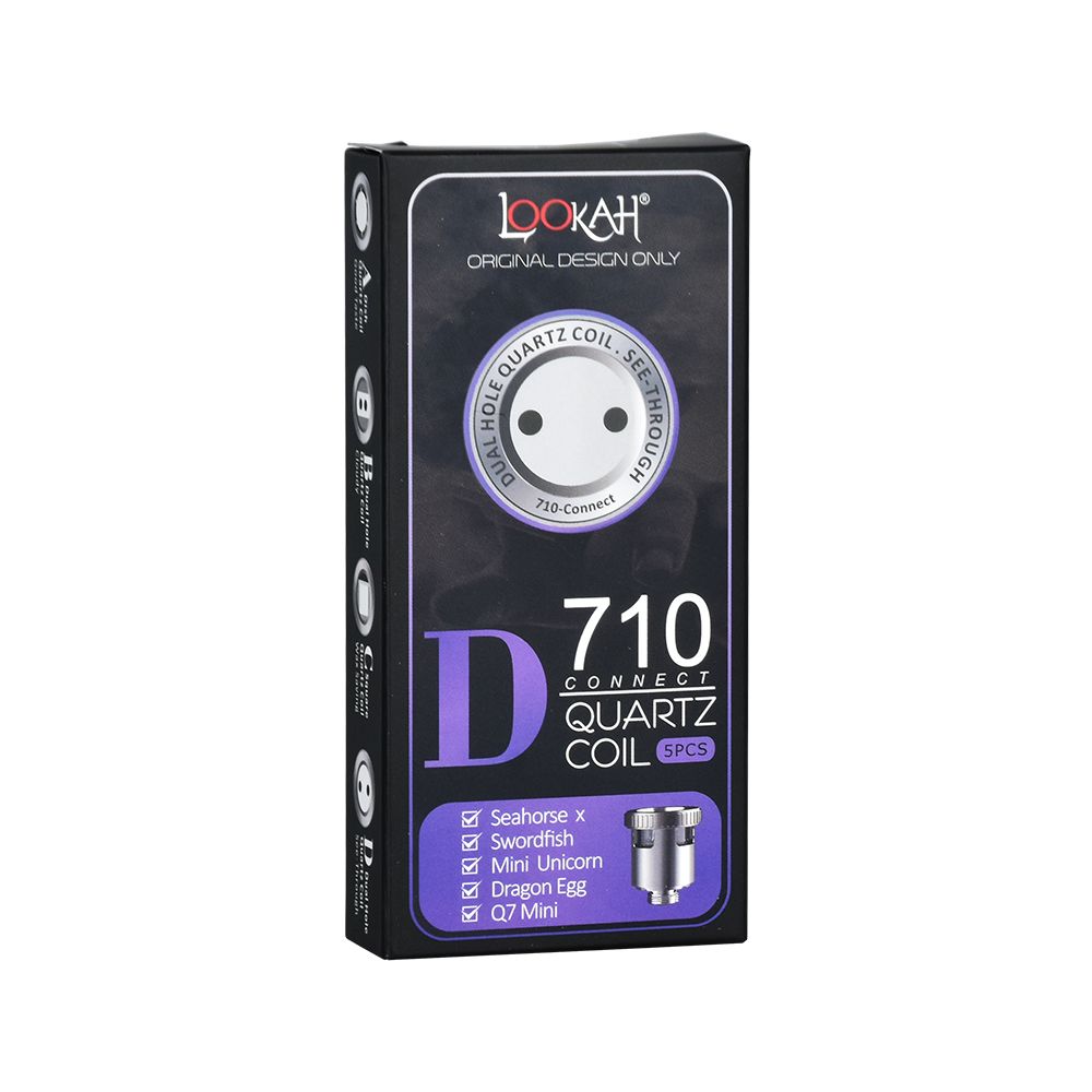5CT PACK - Lookah 710 Connect Quartz Coil D