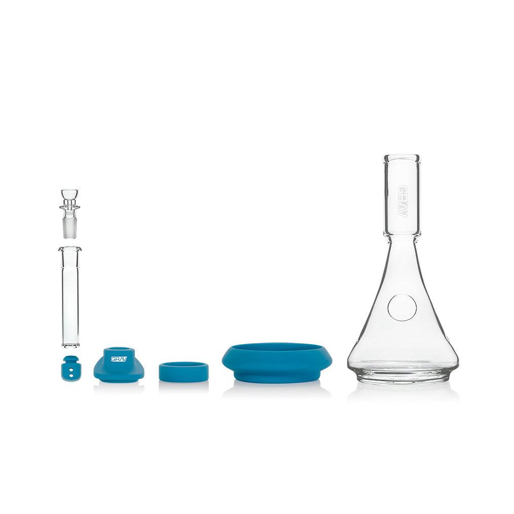 GRAV Glass Deco Beaker in Silicone
