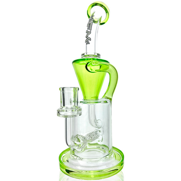 AFM 10.5″ Drain Recycler Colored Lip Dab Rig