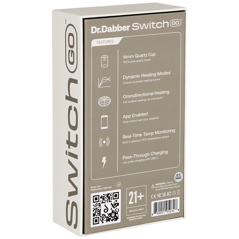 Dr. Dabber Switch GO(TM) eRig - 1600mAh / Black