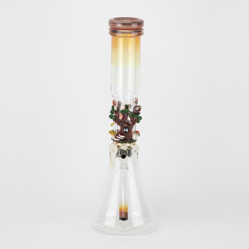 Empire Glassworks 14″ Hootie’s Forest Beaker Bong