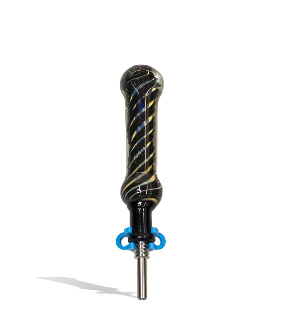 Black Top and Full Body Dicro Nectar Collector with 10mm Stainless Steel Tip