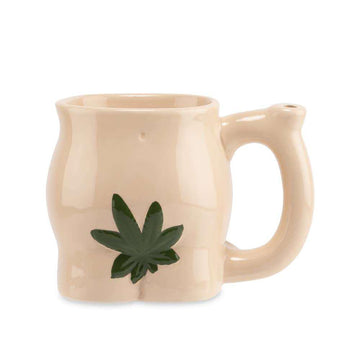 Ceramic Butt Weed Leaf Roast & Toast Mug Pipe by Fashioncraft