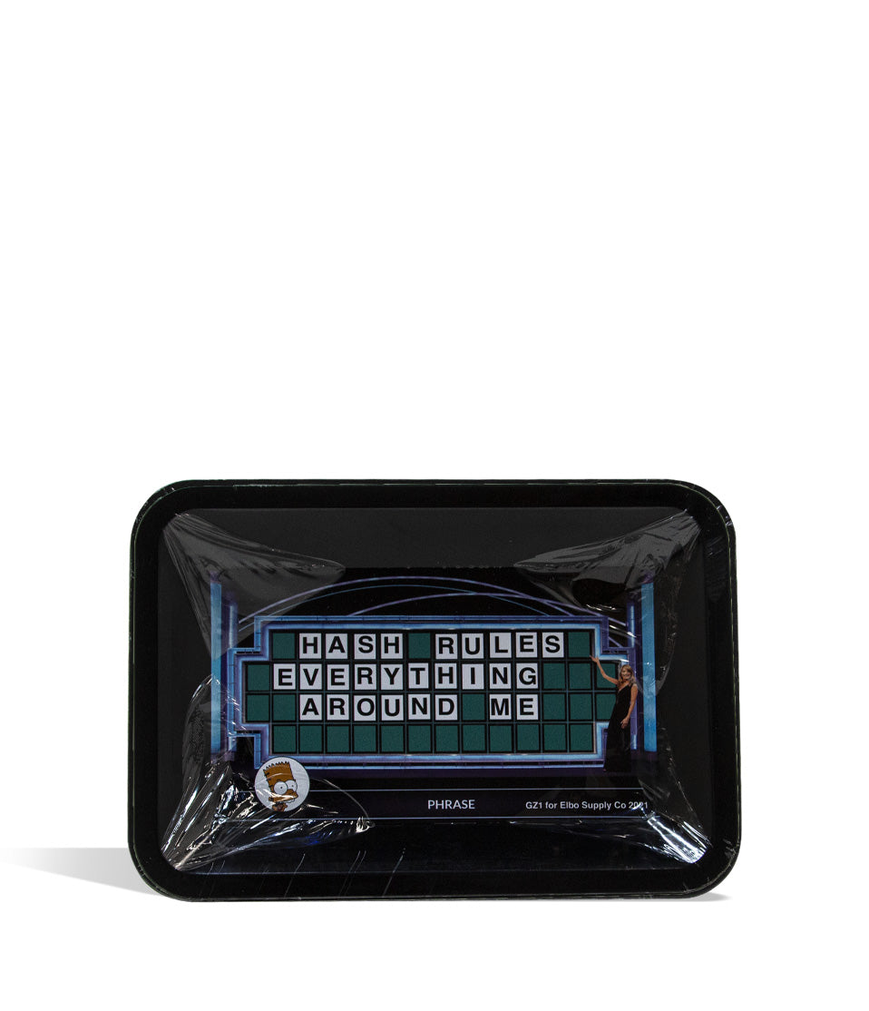 Elbo Glass Gameshow Metal Rolling Tray