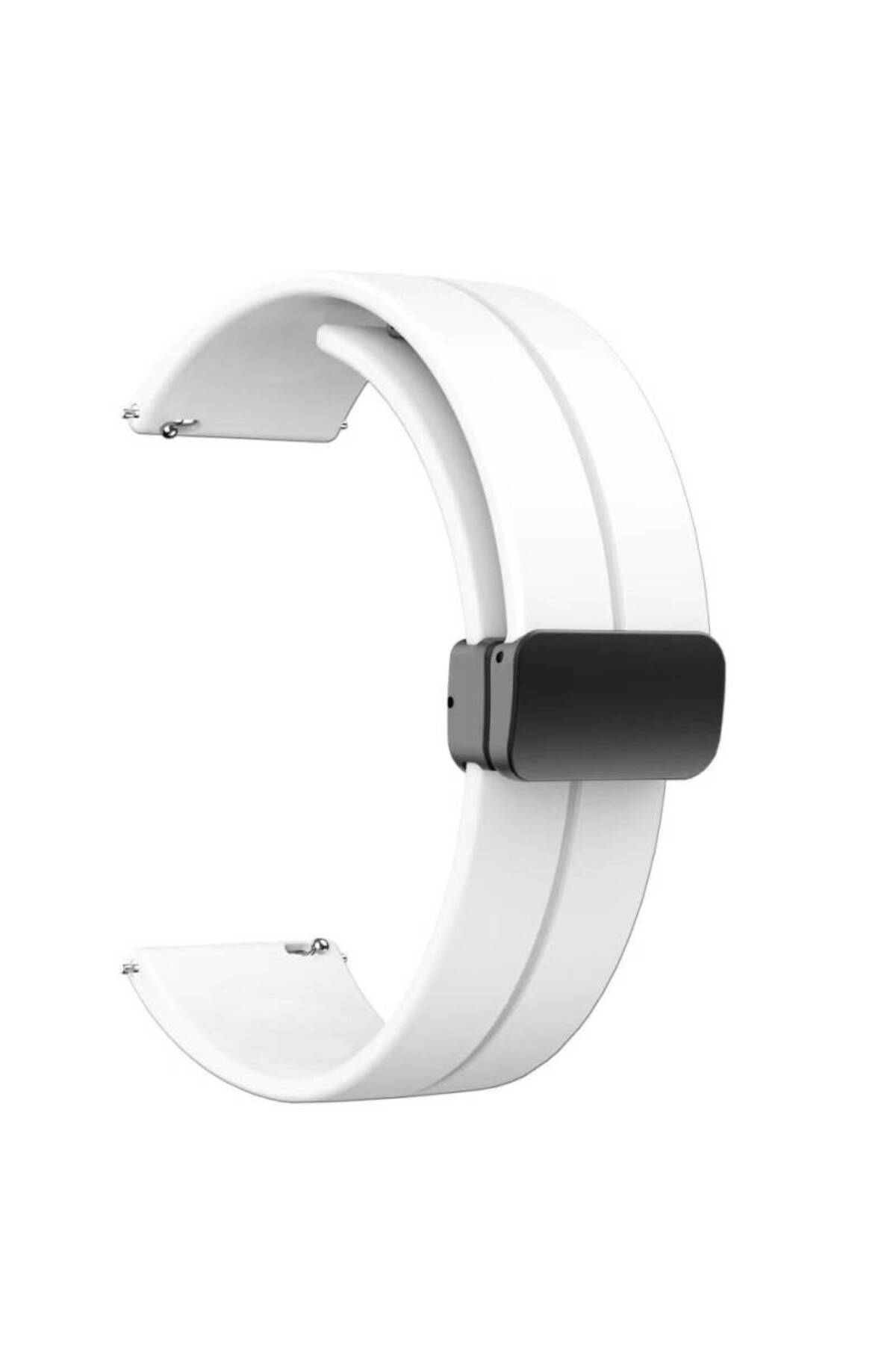 Amazfit Retro Neo Magnetic Silicone Strap 20mm KRD84 White