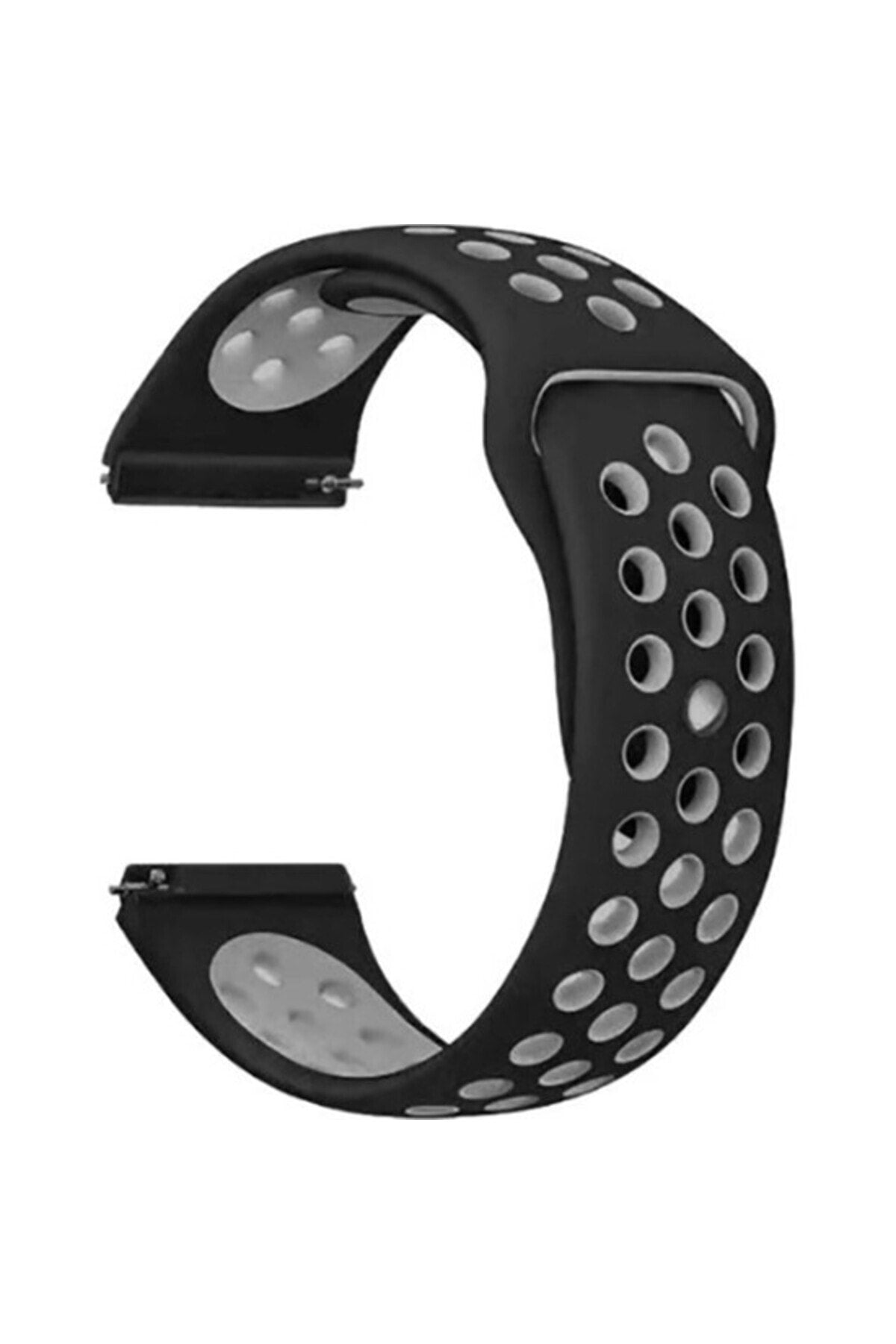 Huawei Watch 4 Strap with Perforated Design, Dual Color Silicone, Anthracite