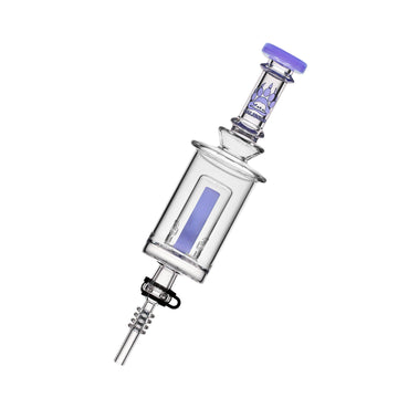 Seed Of Life Perc Glass Nectar Straw