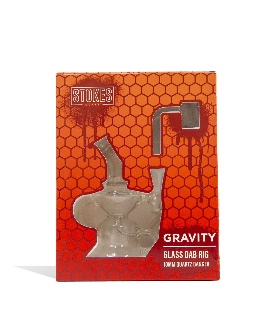 Stokes Gravity 5 inch Glass Dab Rig with 10mm Quartz Banger