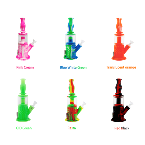 Waxmaid 4 in 1 Double Percolator Silicone Water Pipe - view 10