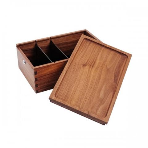 Marley Natural Lock Stash Box Black Walnut - view 2