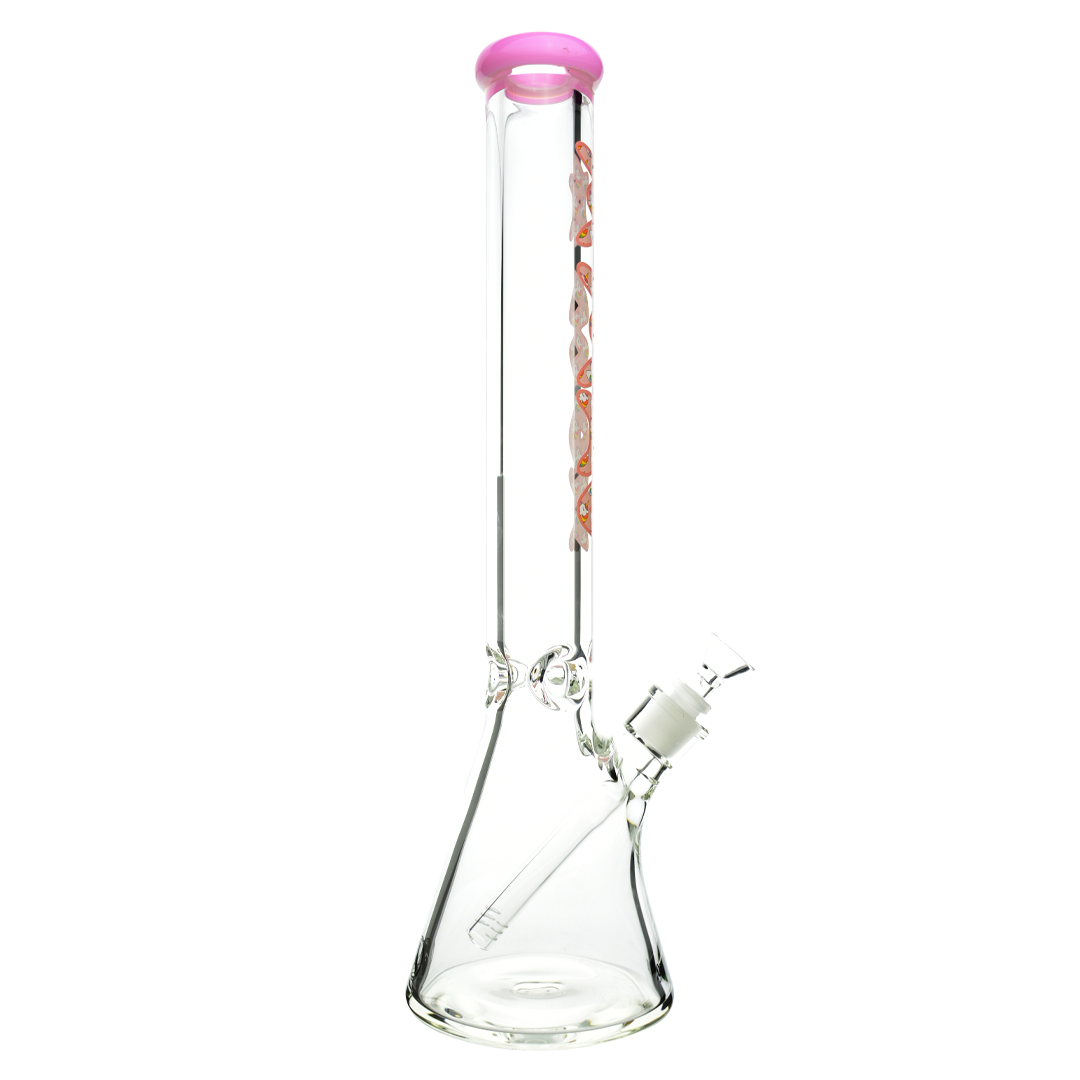 18" x 9mm Pink Unicorn Specialty Slab Beaker Bong - view 2