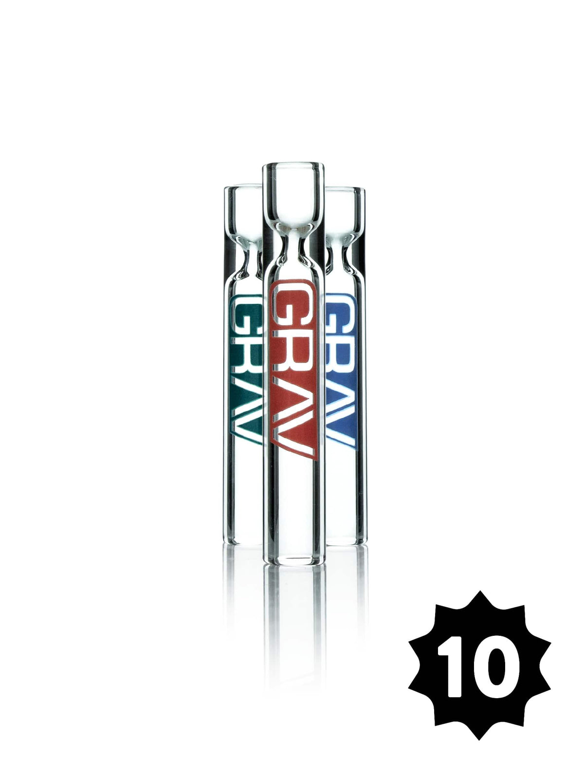 9mm GRAV® Clear Taster® - Pack of 10 - East Loud