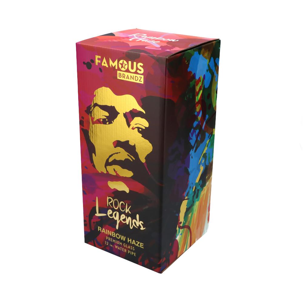 Rock Legends Jimi Rainbow Haze Water Pipe 12 in. - view 6