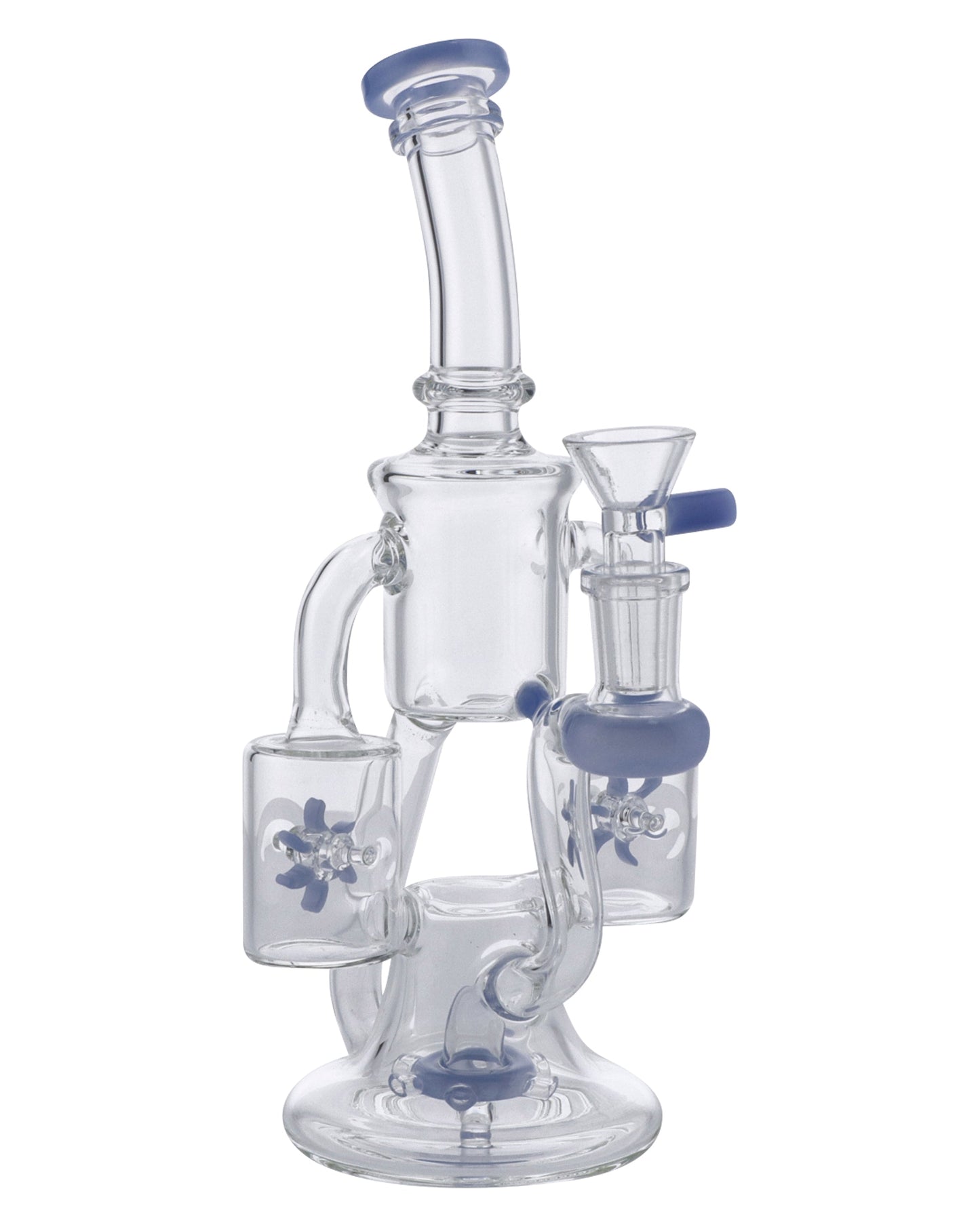 Water Pipe w/Bowl & Quartz-Milky Purple(RCL-S-047MPP) - East Loud