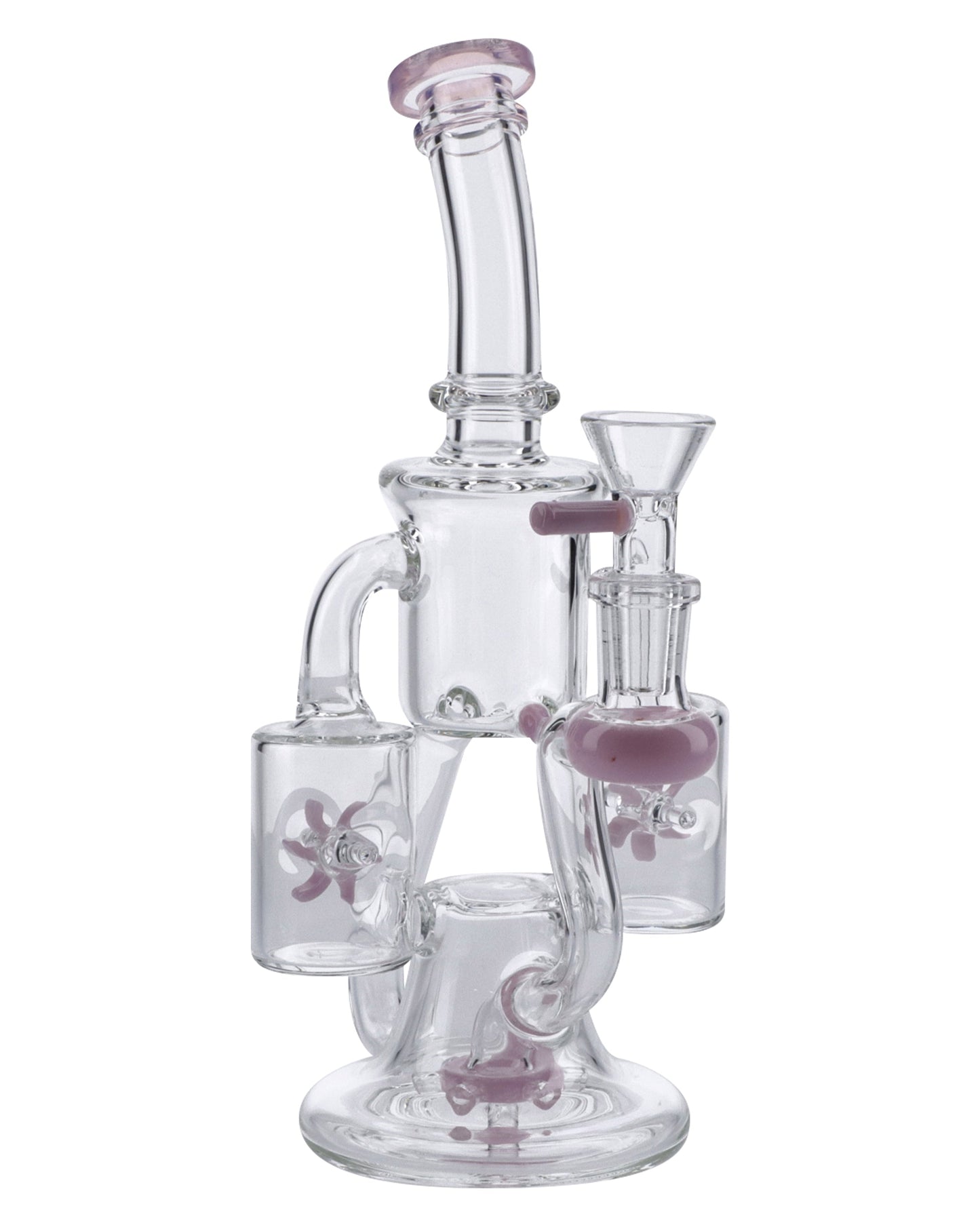 Water Pipe w/Bowl & Quartz-Milky Pink(RCL-S-047MP) - view 2