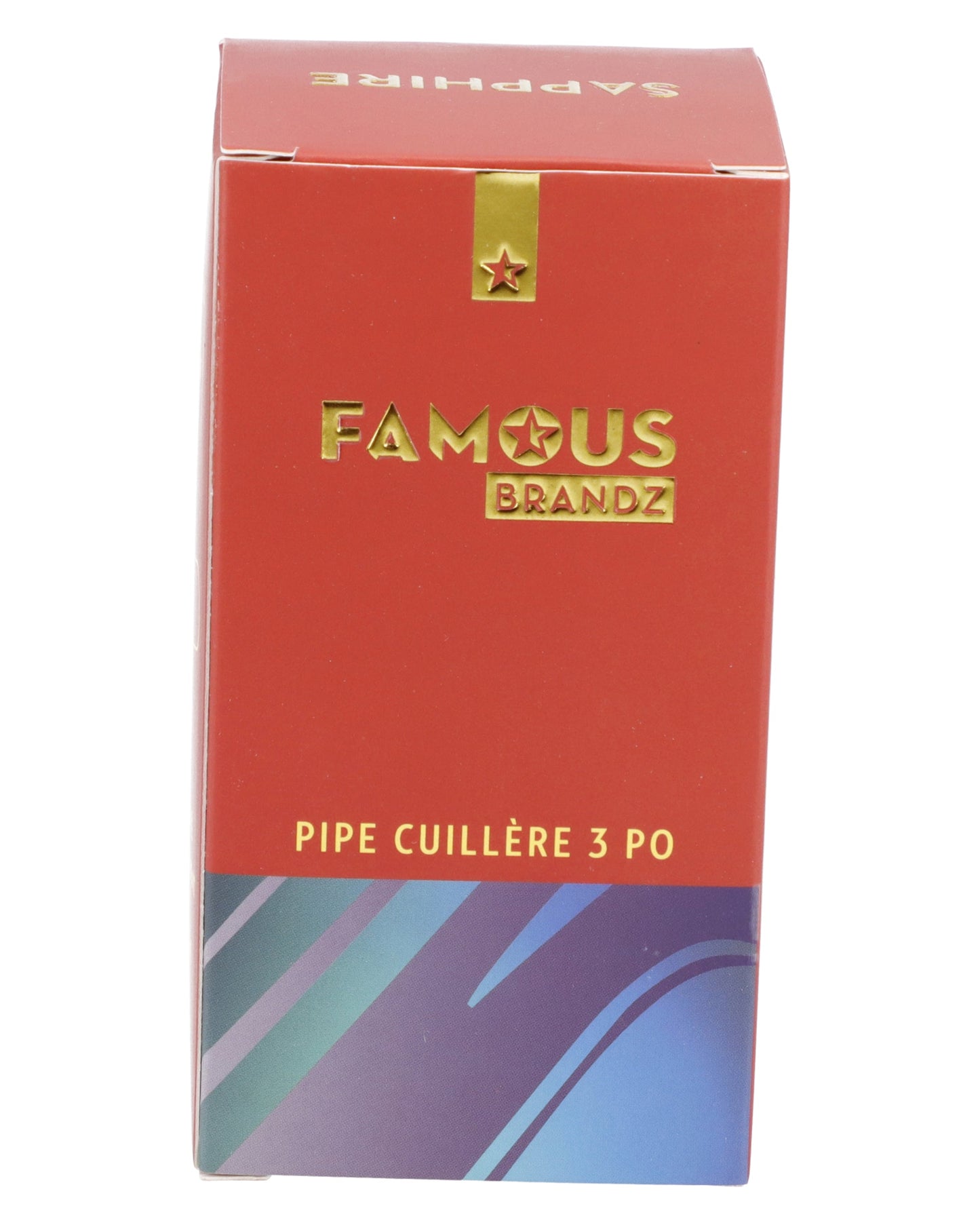 Famous X-Sapphire Fumed Spoon Hand Pipe-Blue-3in - view 7