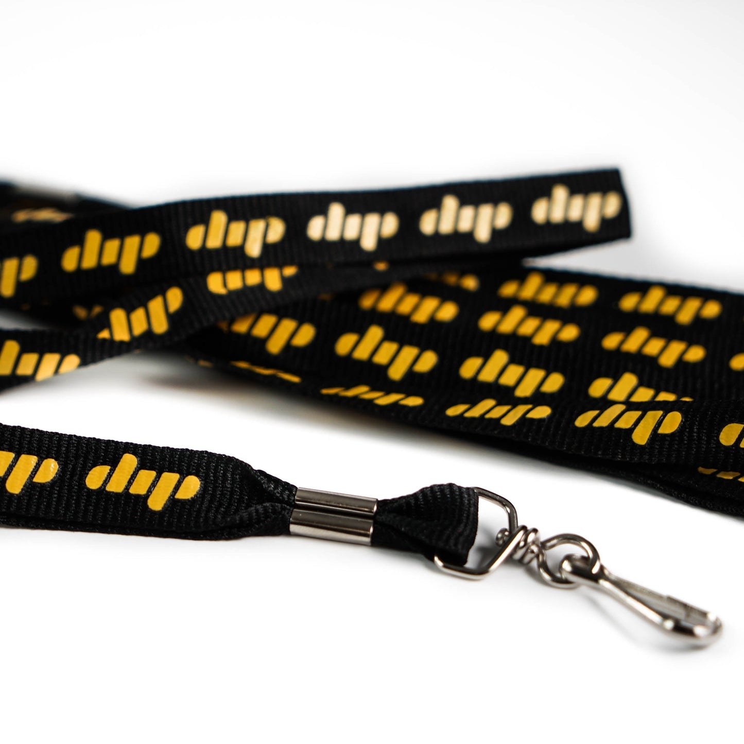 Dip lanyard black with gold 'dip'