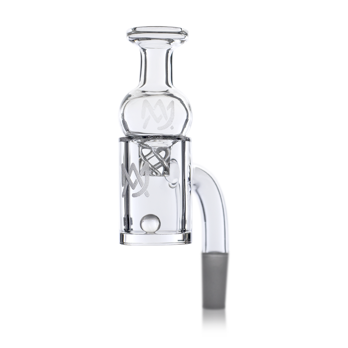 Premium Full Weld Clear Quartz Banger - view 4