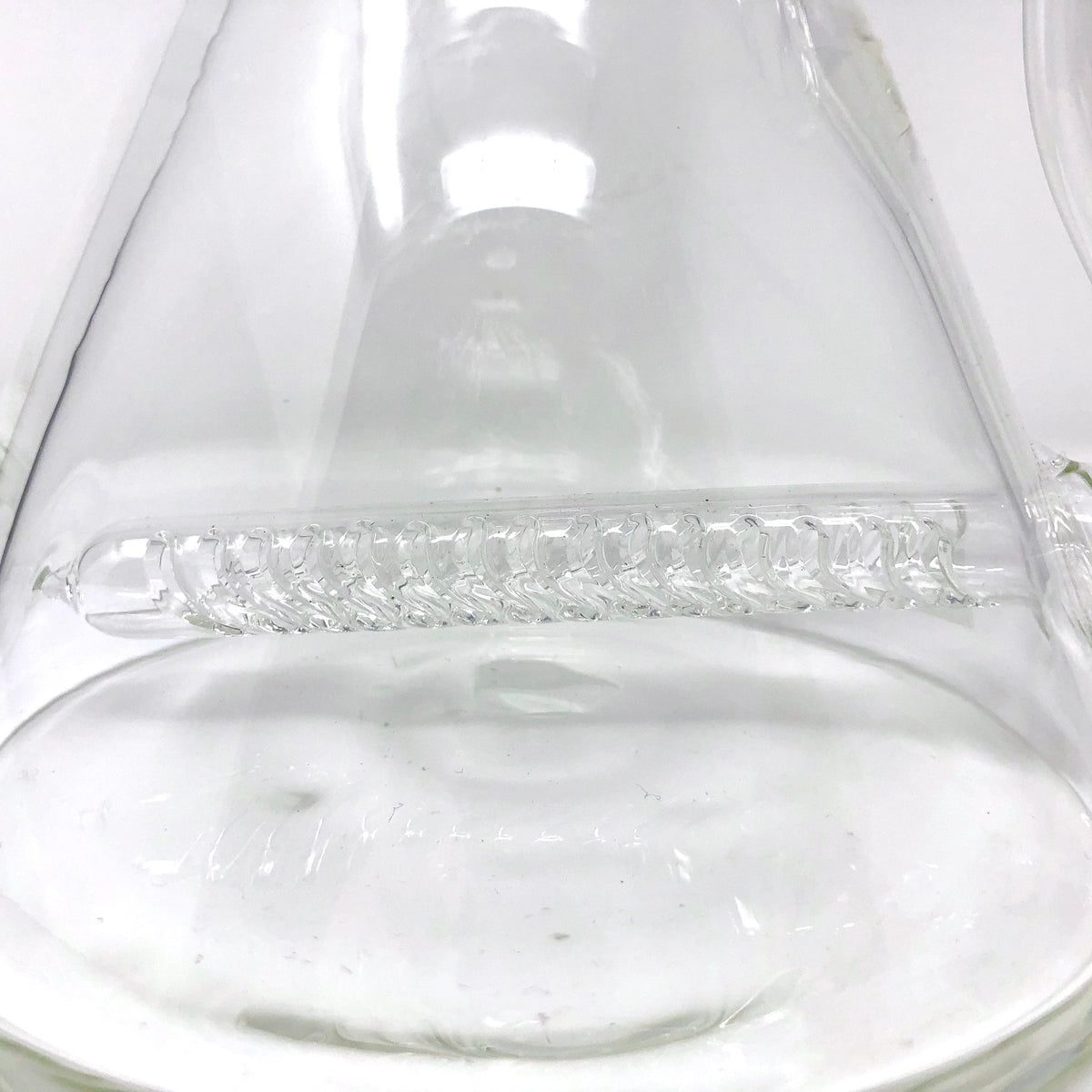 13" Inline Perc Colored Lip 9mm Glass Beaker Bong - view 9