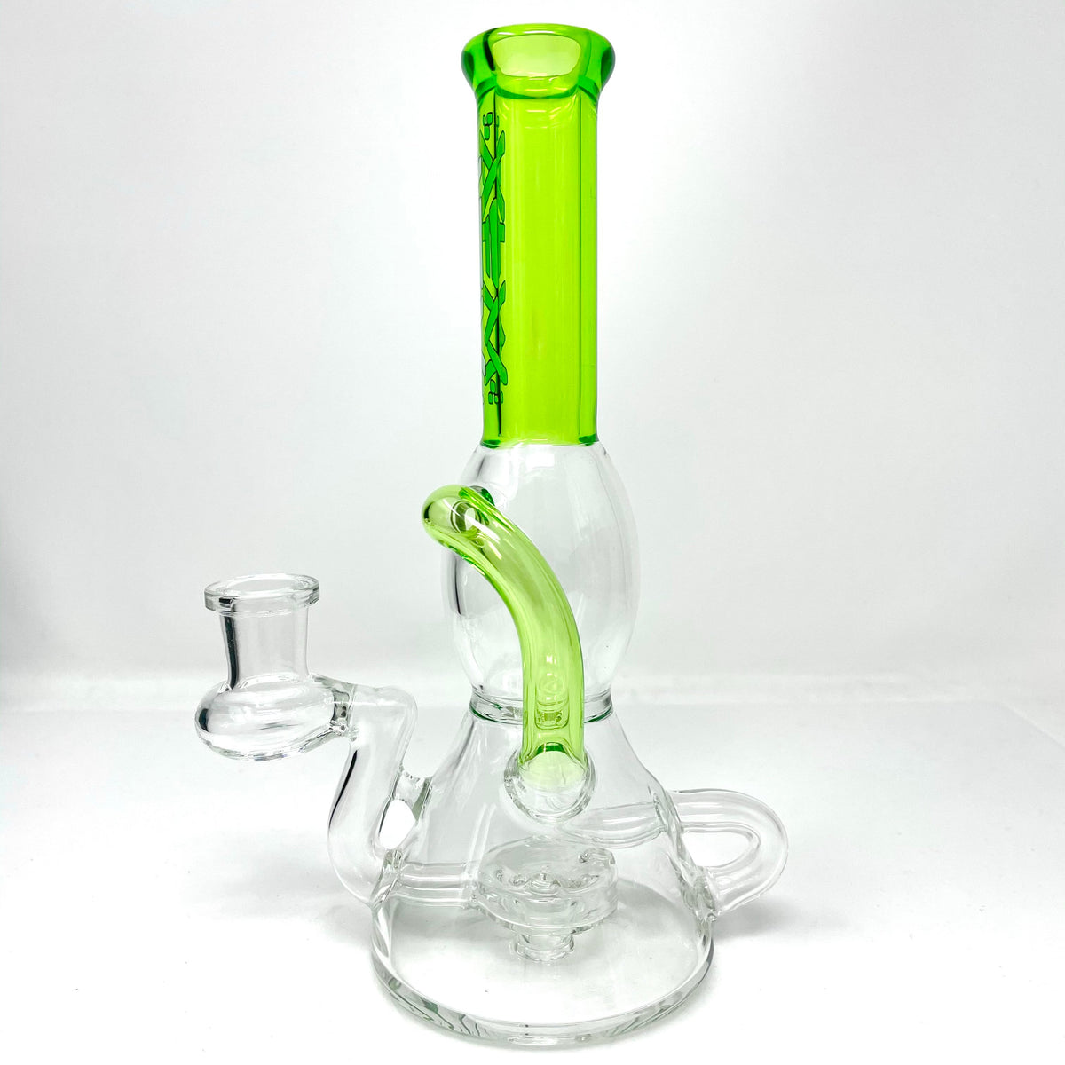 8" Bubble Glass Recycler Dab Rig - view 11