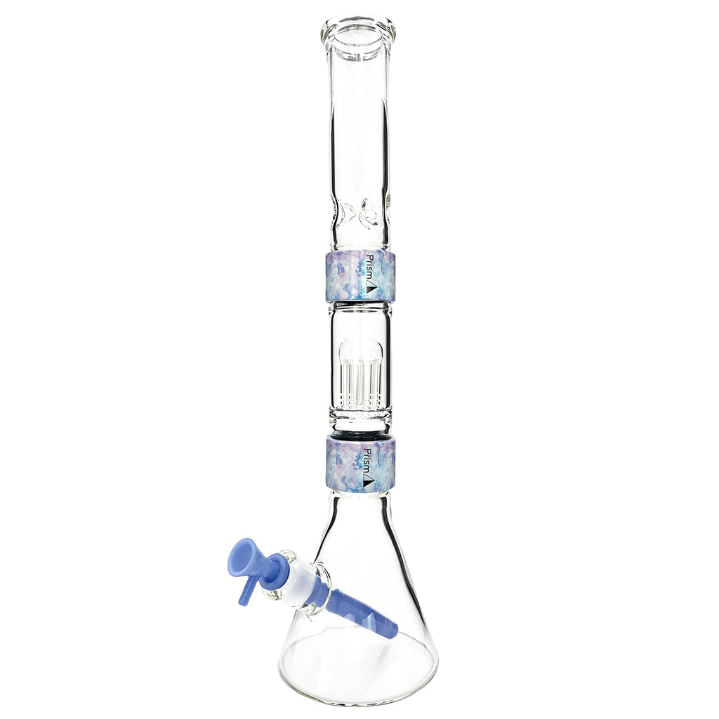 HALO TIE DYE BEAKER DOUBLE STACK - East Loud