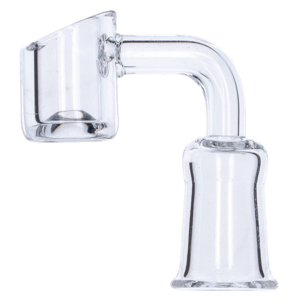 90° Slashed Quartz Banger – Female Joint – 14mm - East Loud