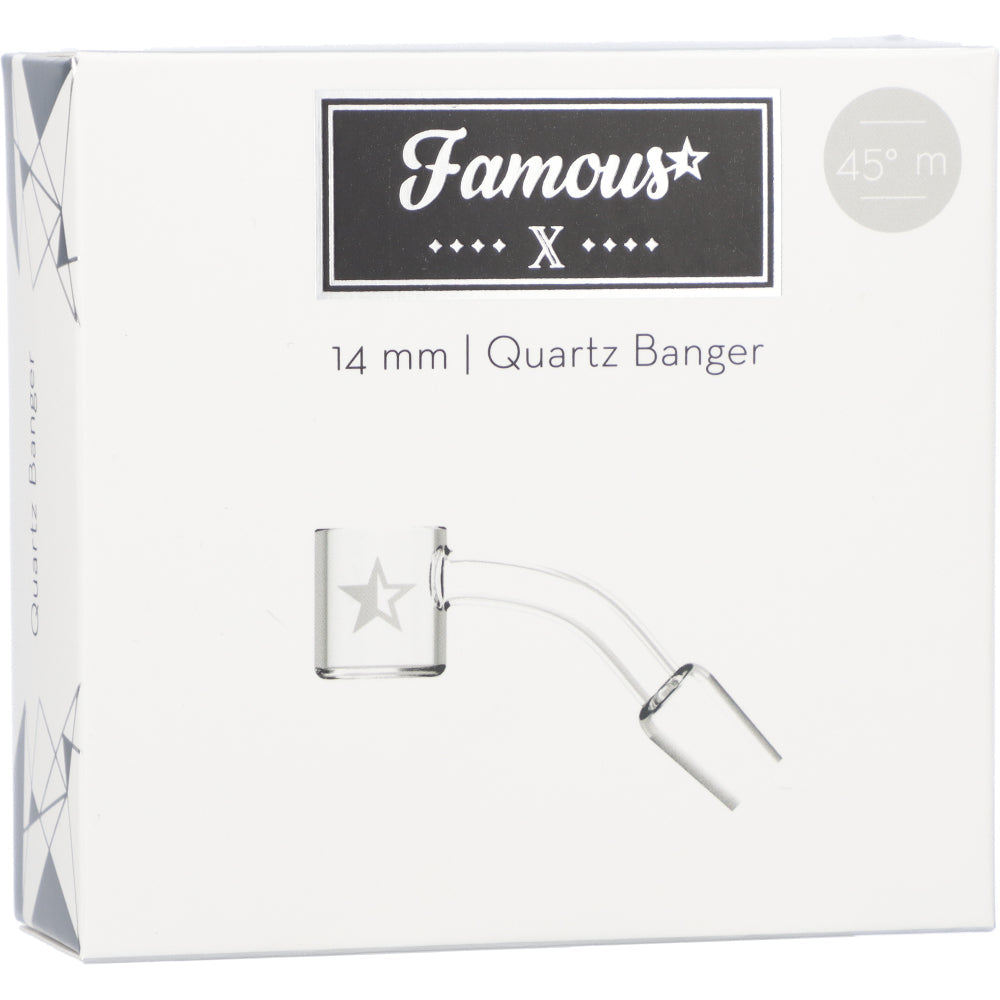 Famous X Replacement Banger - 45 Degree 14mm Male - view 2
