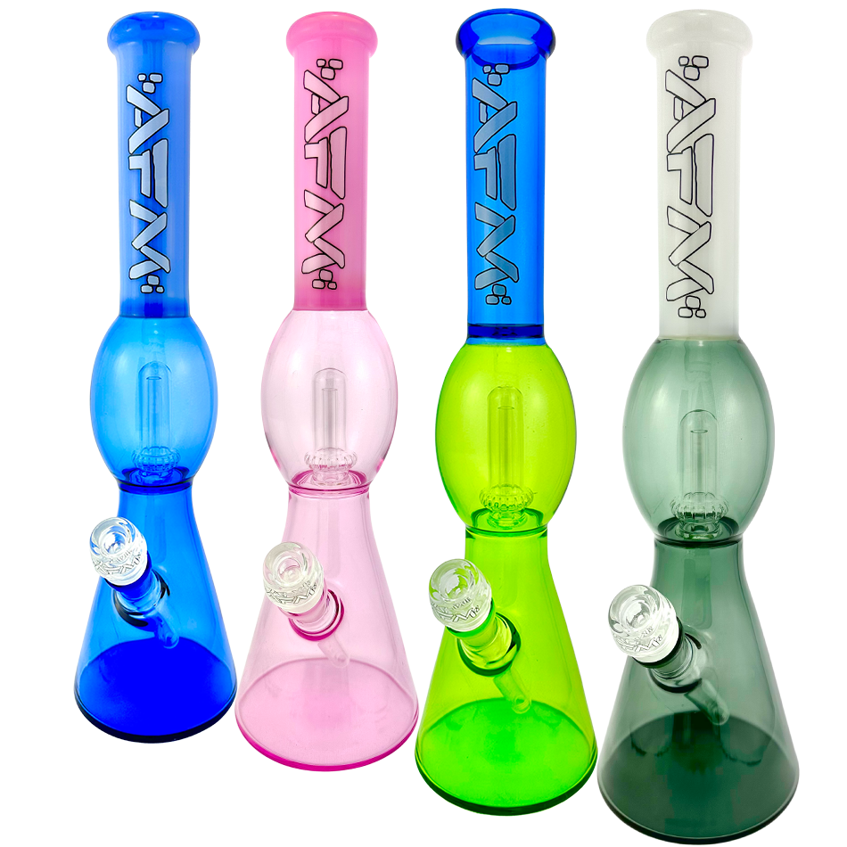 18" UFO Double Color Glass Beaker Bong - view 5