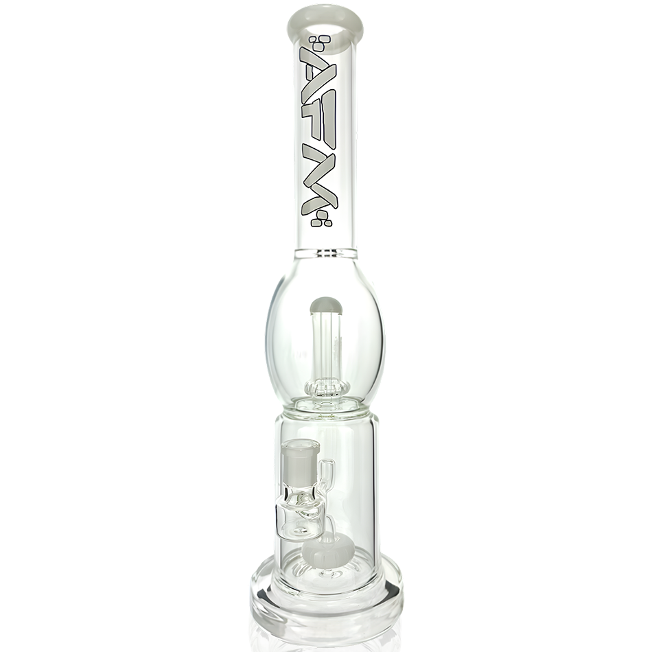 16" Double Circle Shower-head Perc Glass Beaker Bong - view 4